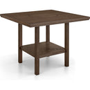  Crown Mark Guthrie 2711BR-T-4848 Counter Height Table W/Lazysusan - Brown IMAGE 1