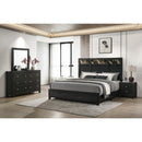  Crown Mark Cadence B4515-K-BED Bed in One Box - Gold/Black IMAGE 4