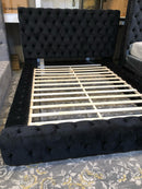 Liquidation Sale!!! $399 KING Black Velvet Platform Bed Frame