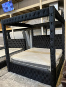 Canopy Bed Frame in Black