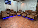 DUBAI 3PC Brown Power Reclining Set
