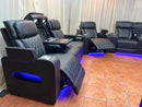 Skytech Power Reclning Sofa Set With Adjustable Headrest