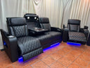 Skytech Power Reclning Sofa Set With Adjustable Headrest