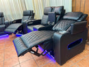 Skytech Power Reclning Sofa Set With Adjustable Headrest