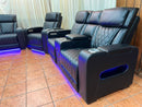 Skytech Power Reclning Sofa Set With Adjustable Headrest