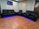 Skytech Power Reclning Sofa Set With Adjustable Headrest