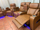 DUBAI 3PC Brown Power Reclining Set