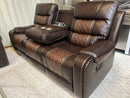 Brown Two Tone Reclining Sofa 3PC Set CLEARANCE NEW IN BOX