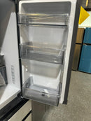 Bespoke 4-Door French Door Refrigerator (29 cu. ft.) with Beverage Center™ in Morning Blue Glass Top Panels and White Glass Middle and Bottom Panels