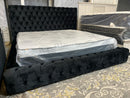 Liquidation Sale!!! $399 KING Black Velvet Platform Bed Frame
